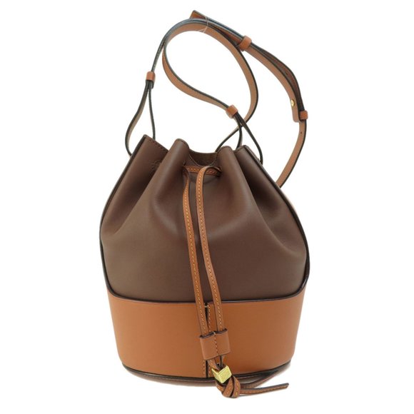 LOEWE Balloon Bag Shoulder Calf Women's - Picture 1 of 10